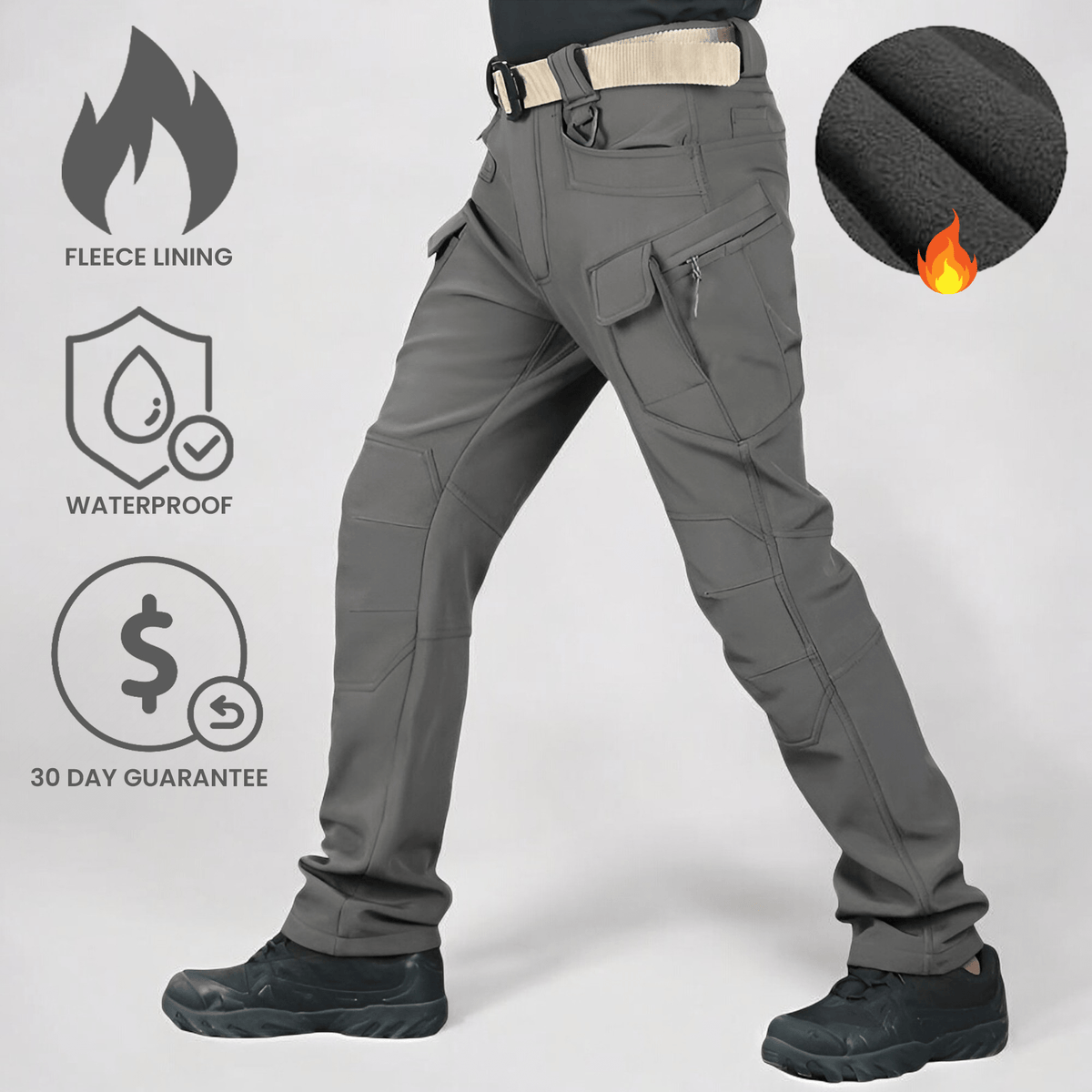 Fleece Lined Waterproof Trousers