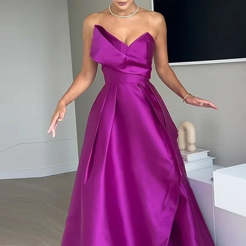 Bailee - Ellafads Elegant V-Neck Maxi Dress