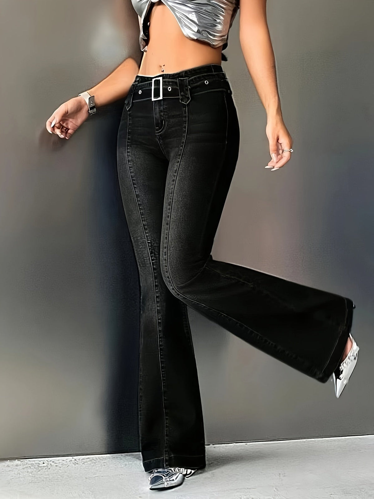 Jorja - Stretchy Classic Denim Jeans
