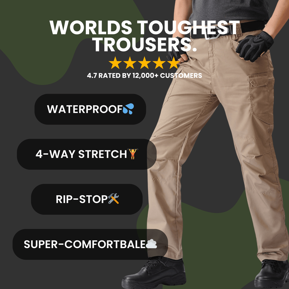 Ultraflex Waterproof Gortex Utility Trousers